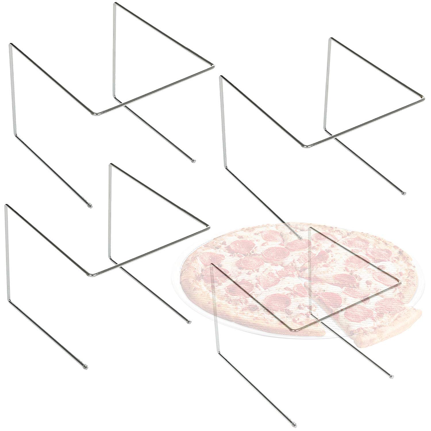 Buy INDIAN DECOR 887 Silver Metal Pizza Tray Display op Stand/Display