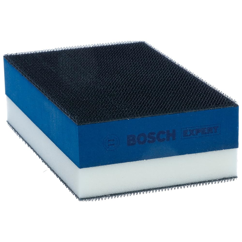 Bosch Accessories Professional 1x EXPERT Dual Density Block (für Farbe auf Holz, Hartholz, Ø 80x133 mm, Zubehör Handschleifen)