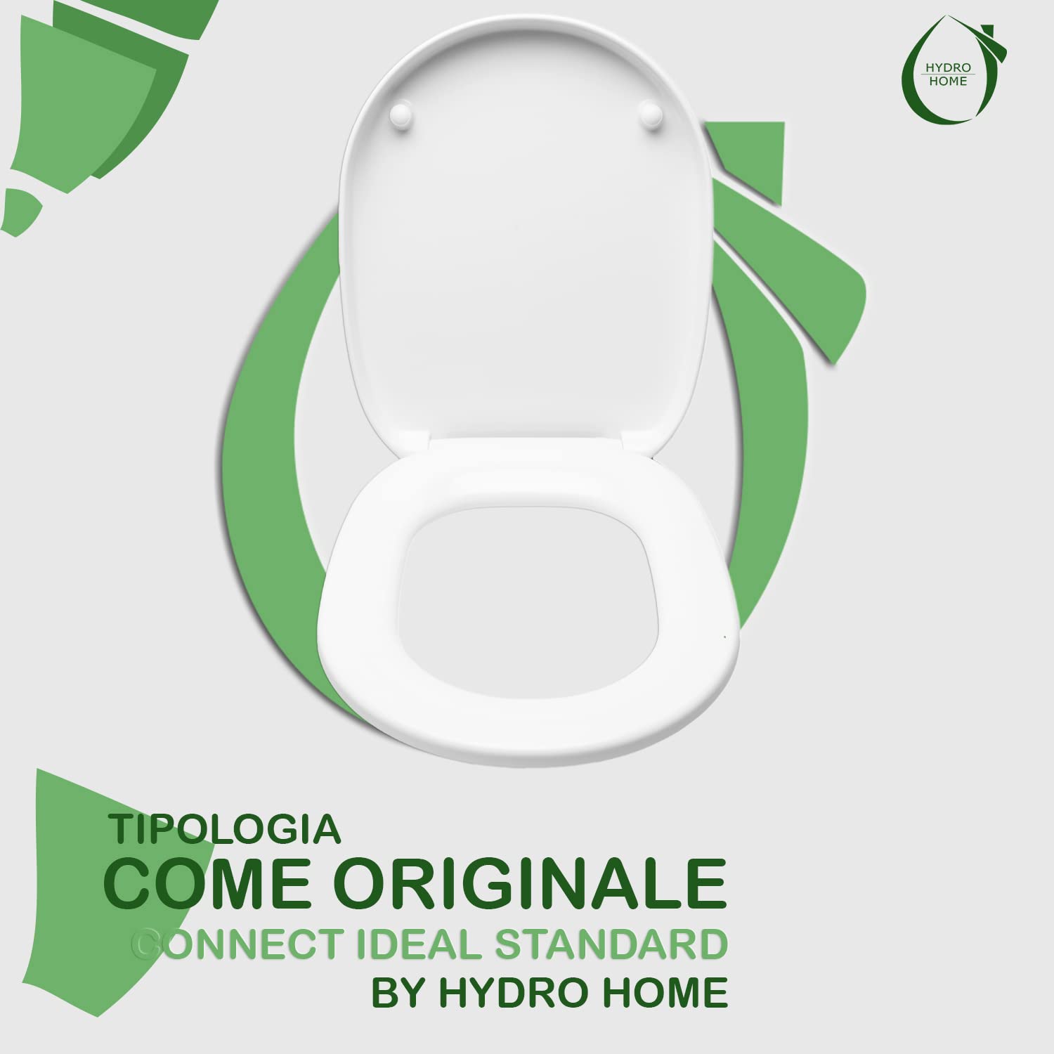Ideal Standard Connect Jako Oryginalny , Termoutwardzalny Plastikowy Tablet Wc Z Stałymi Zawiasami, Oś Wc Kolor Biały MADE we Włoszech