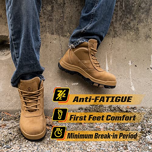 ROCKROOSTER Work Boots for Men, Durable Comfortable and Breatable Work Shoes4
