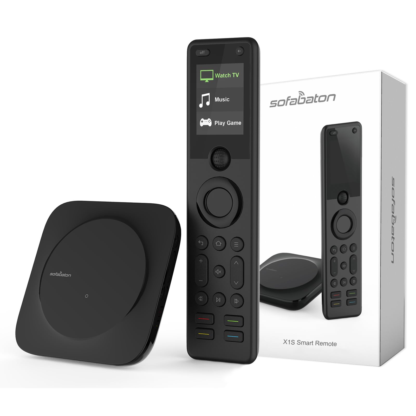 Photo 1 of SofaBaton X1S Universal Remote with Hub, All in One Universal Remote Control with SofaBaton Customize APP, One Touch Activities, Compatible with 60 Devices, Compatible with Alexa Google Assistant