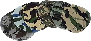Honbay 12pcs 6 Camouflage Pattern Ellipse Iron on Cotton Patches Repair Kit - Buy now