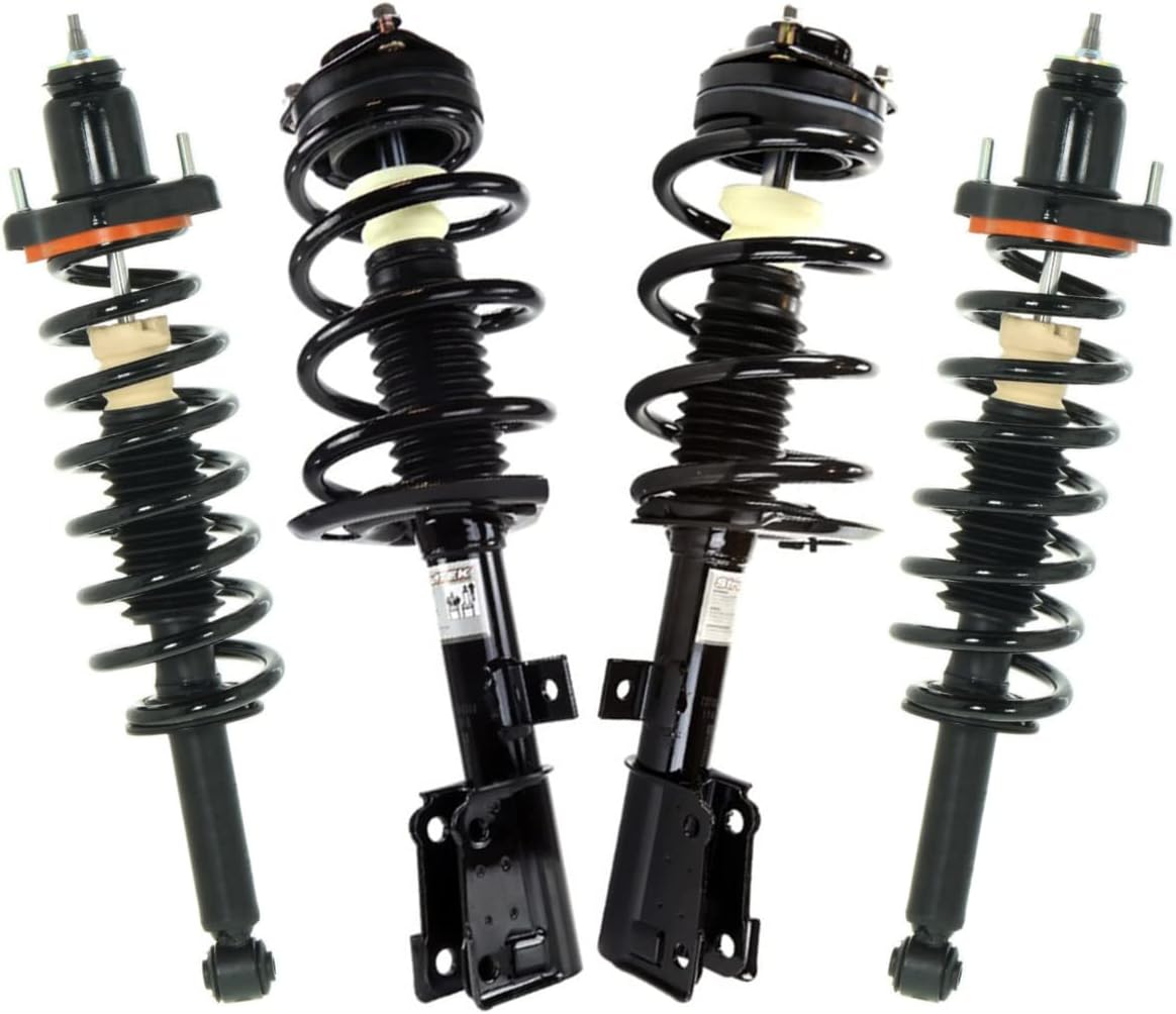 AutoShack Front & Rear Complete Strut & Coil Spring Assemblies for Dodge, Journey 2009-2010, AWD FWD L4 2.4L V6 3.5L