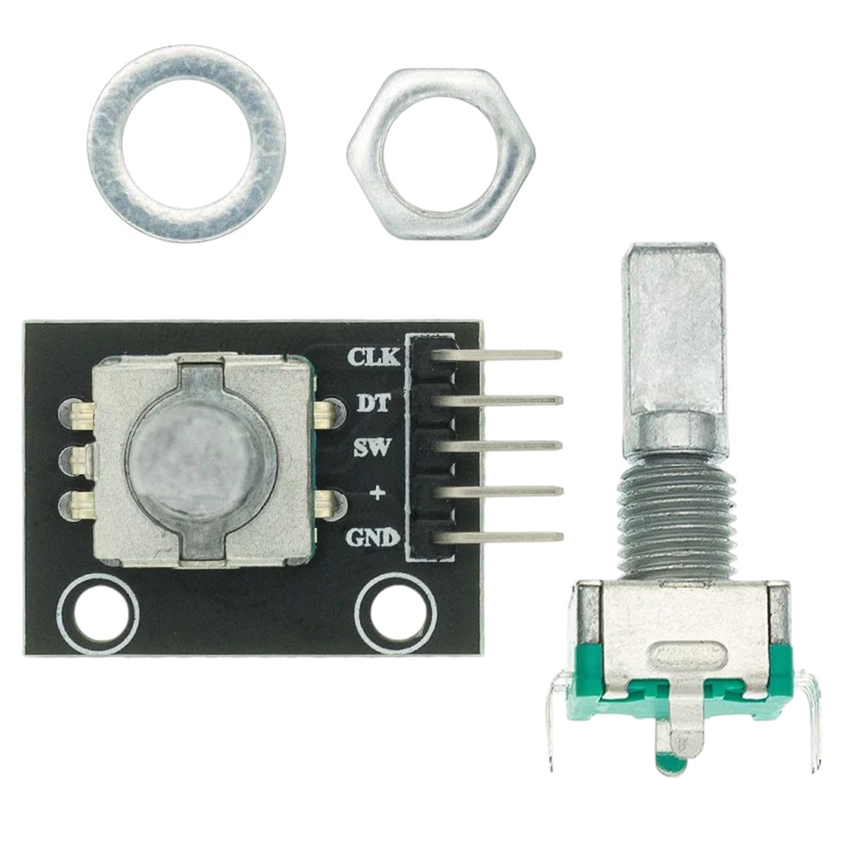 1pcs 360 Degrees Rotary Encoder Module Brick Sensor Switch Development KY-040