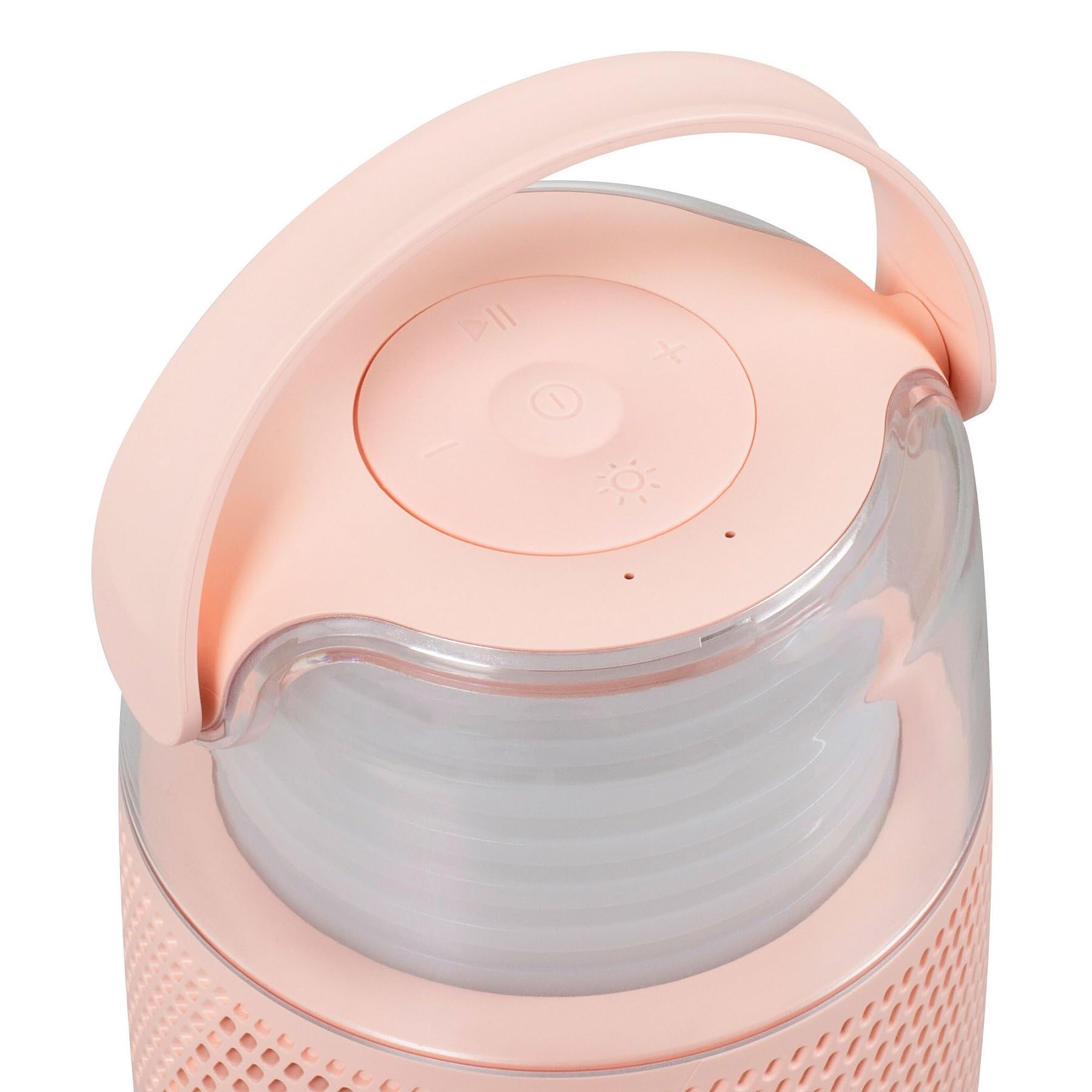 Maginon KKS-2M Karaoke Maschine mit 2 Mikrofonen Kinder Bluetooth Karaoke-Anlage Wireless Lautsprecher mit LED Lichteffekten Karaoke-Party AUX (Pink)