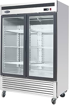Amazon.com: Atosa MCF8703 Bottom Mount (2) Two Glass Door Freezer Amazon.com: Atosa MCF8703 Bottom Mount (2) Two Glass Door Freezer