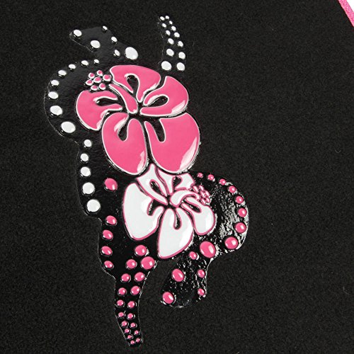 Bdk 13 Piece Pink Hawaiian Hibiscus Flower Print Design Car Auto Seat Cover #TOP6