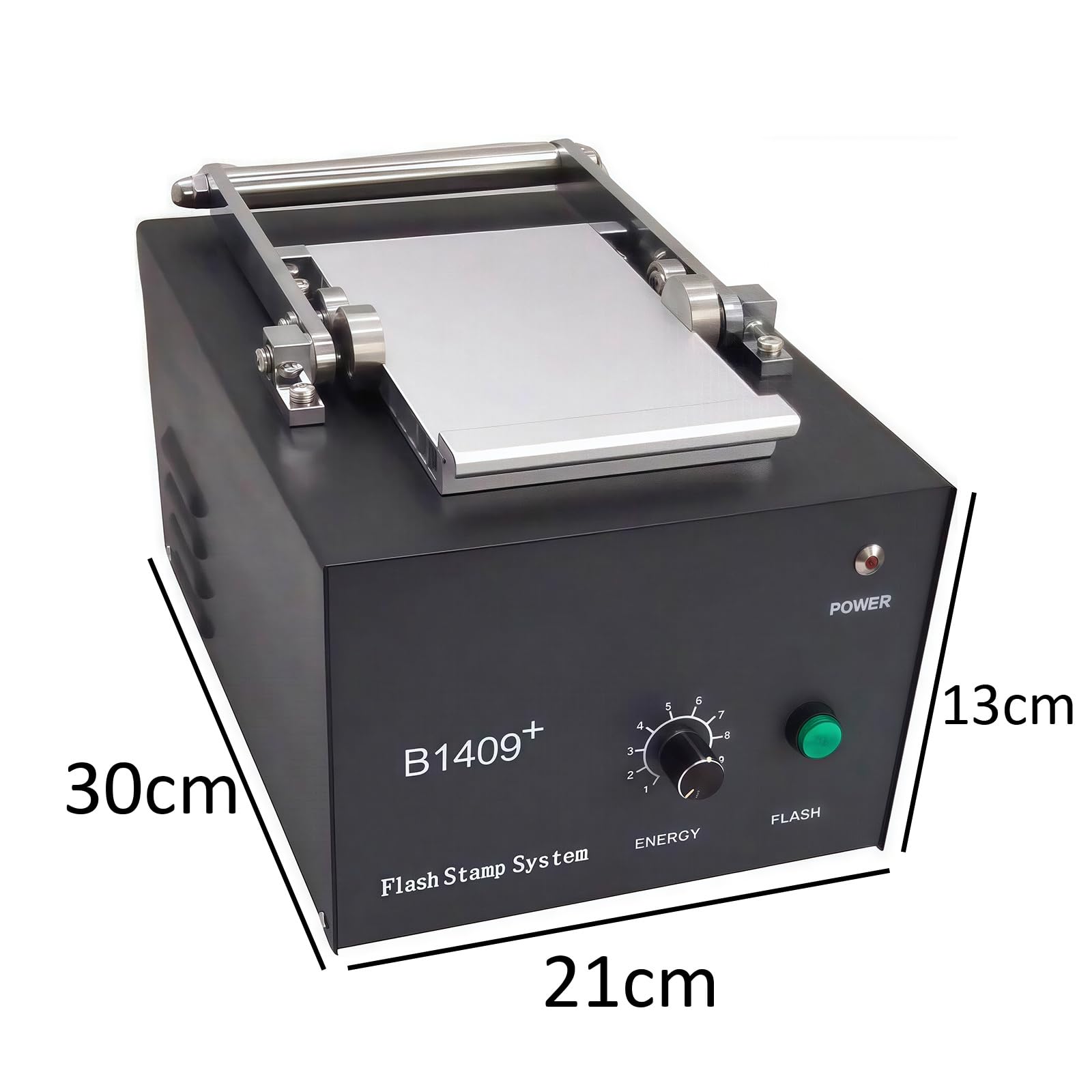 Macchina per timbratura Automatica per progetti Fai-da-Te, sistemas di Incisione di sigilli fotosensibili, Area di Esposizione 140x90 mm, energia Regolabile