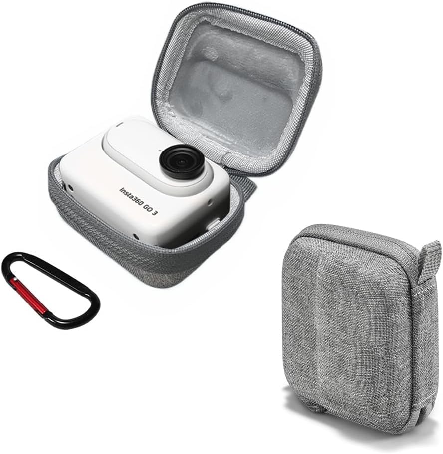 Estuche rígido Reflex Camera para Insta360 GO3 gris miniatura 2