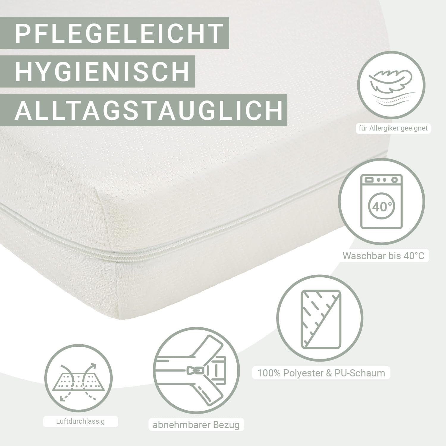 Homestyle4u Montessori 3026 Lit de sol, 120 x 200 cm, en bois, blanc, pour enfant, avec protection anti-chute, matelas et sommier à lattes