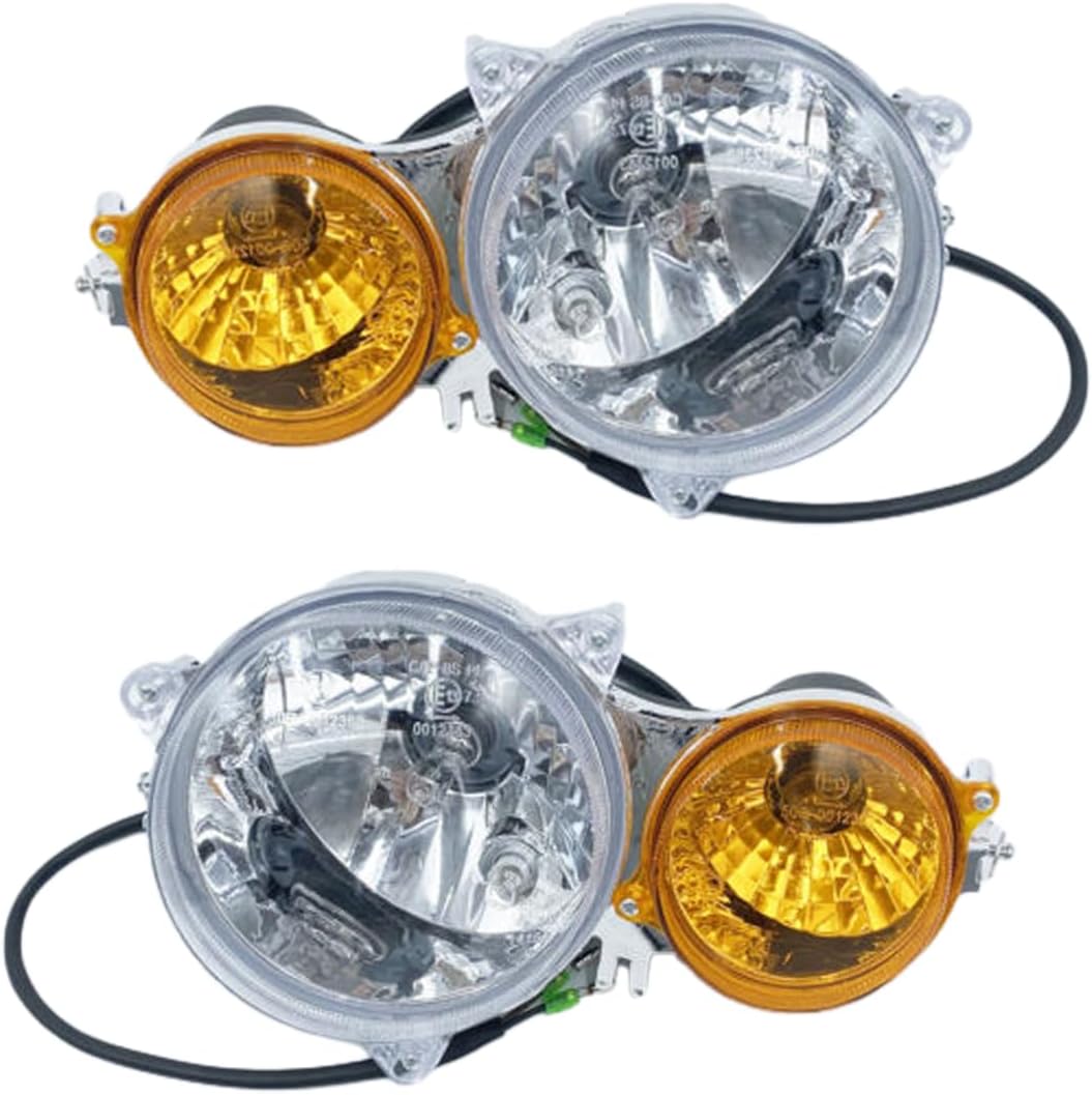 Left & Right Headlight Head Light Fits for UTV 700 500 HS500 HS700 HiSun Massimo MSU Menards TSC HS Bennche 35180-115-0100 35120-055-0000