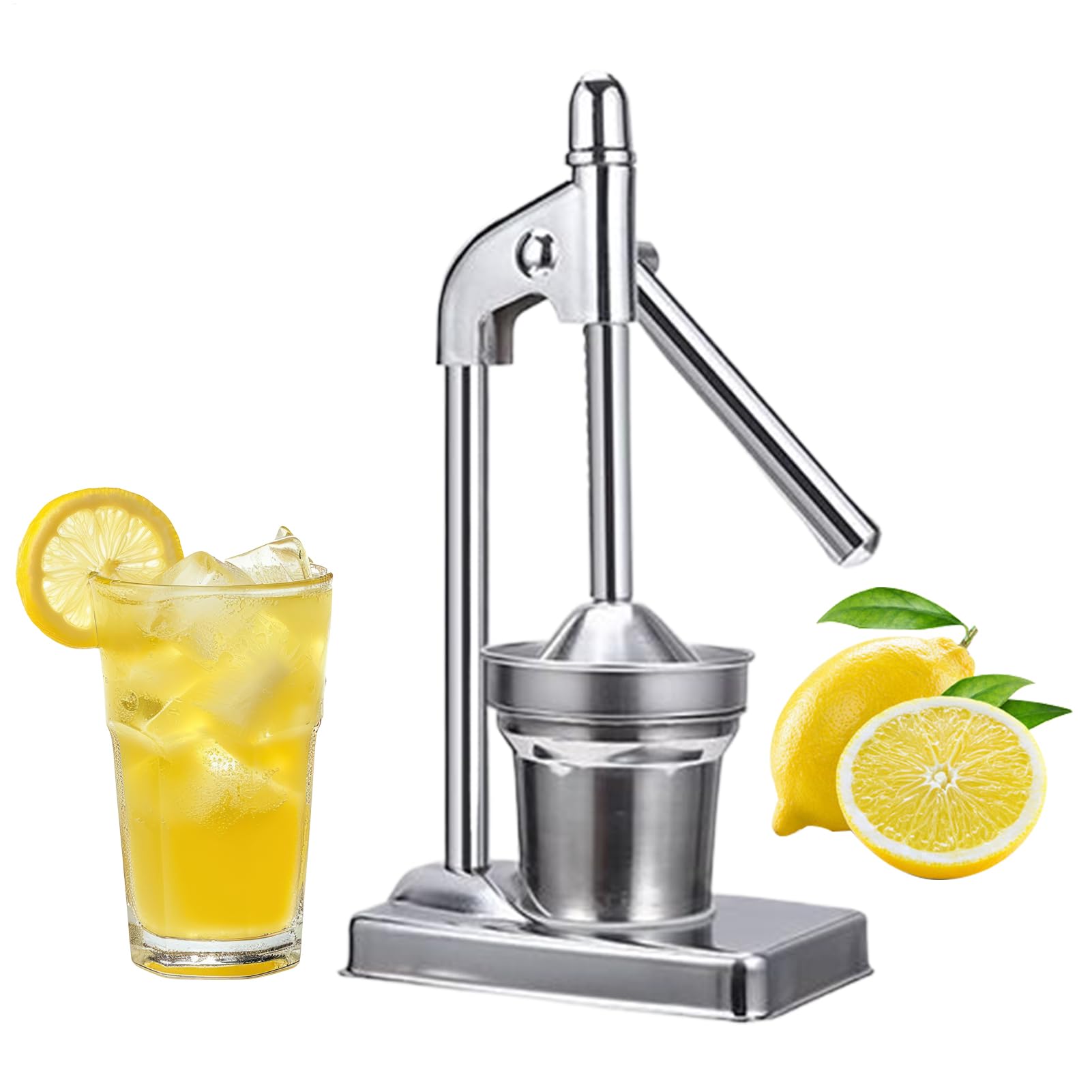 Pressa Per Succo Di Succo In Acciaio - Caumon Prese Arancia Paga Prsse Manuale Citrus Prese Per Arancia Ciolon Di Cilon Prapefruise Paglie Paglie | Strumento Da Cucina Robusto
