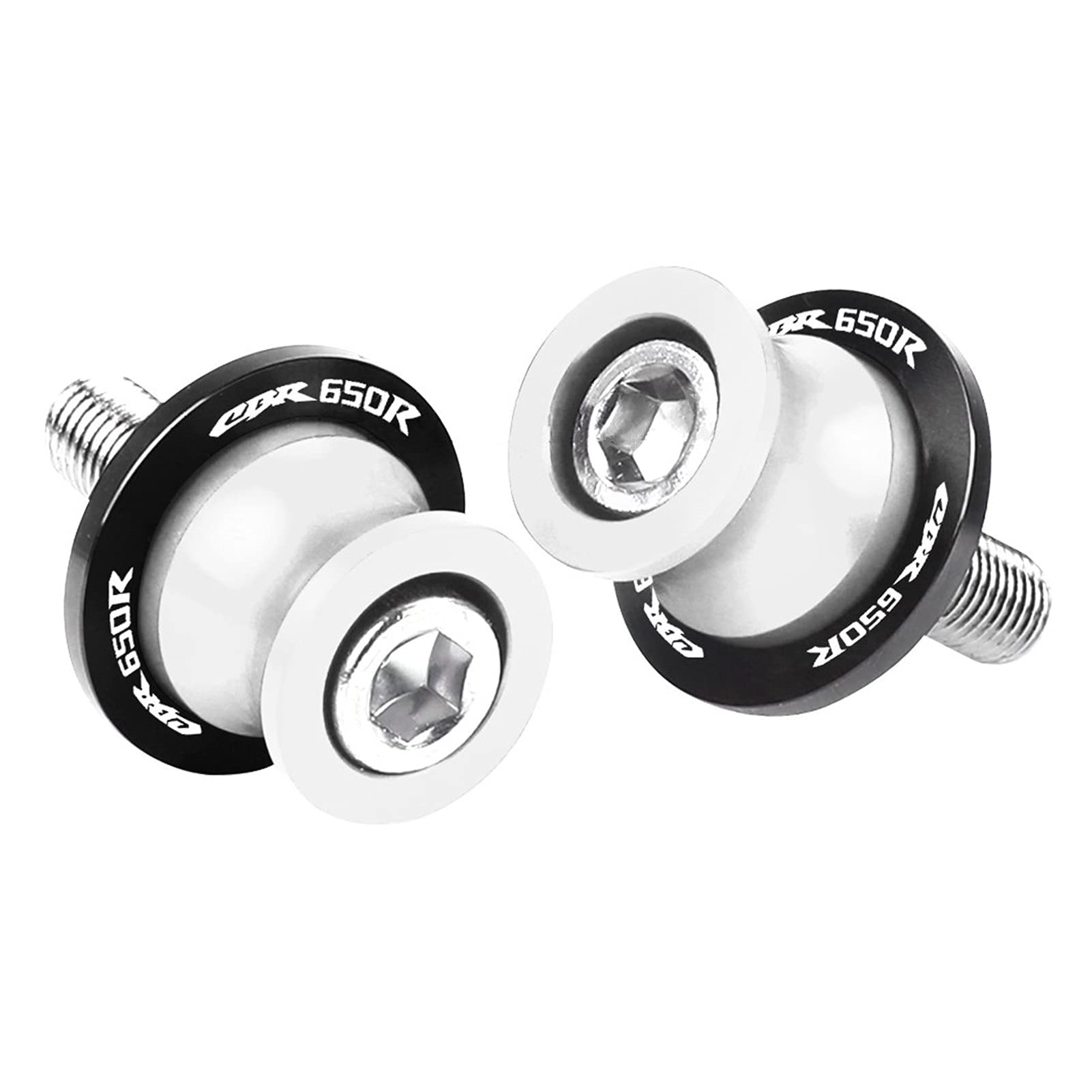 Spools pour CB650R et CBR650R 2018-2021 bobine de bras oscillant 8mm argent