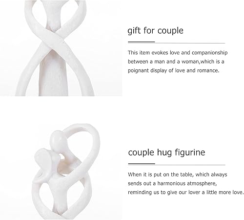Miniatura 9 de HOMSFOU Figura de decoración para el hogar, personajes, figura de beso, estilo de escritorio, adorno de aniversario, decoración de mesa, estante
