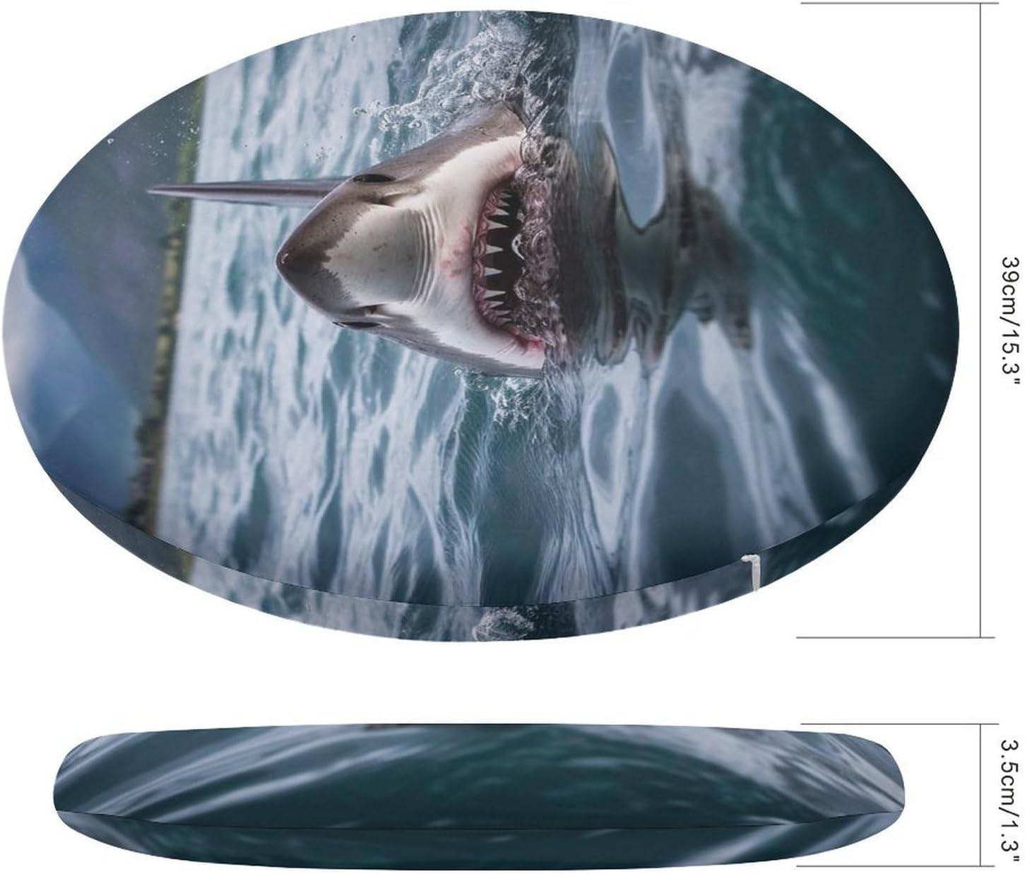 Shark in The Lake Chair Cushions Floor Pillow Chair Pad