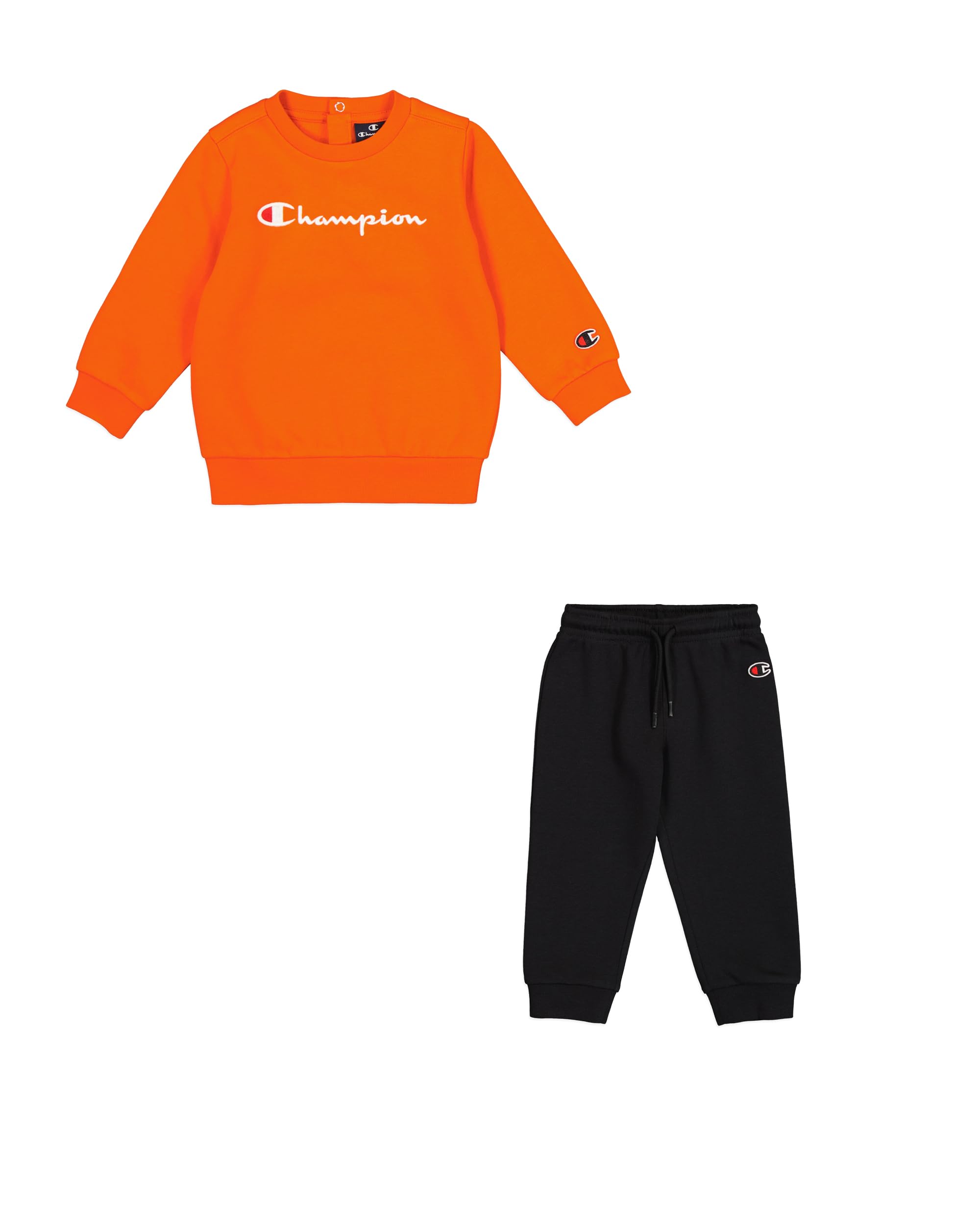 Champion Legacy Script Shop Td (306899) - Ultra-light Powerblend Fleece Crewneck Completo Bambini e ragazzi