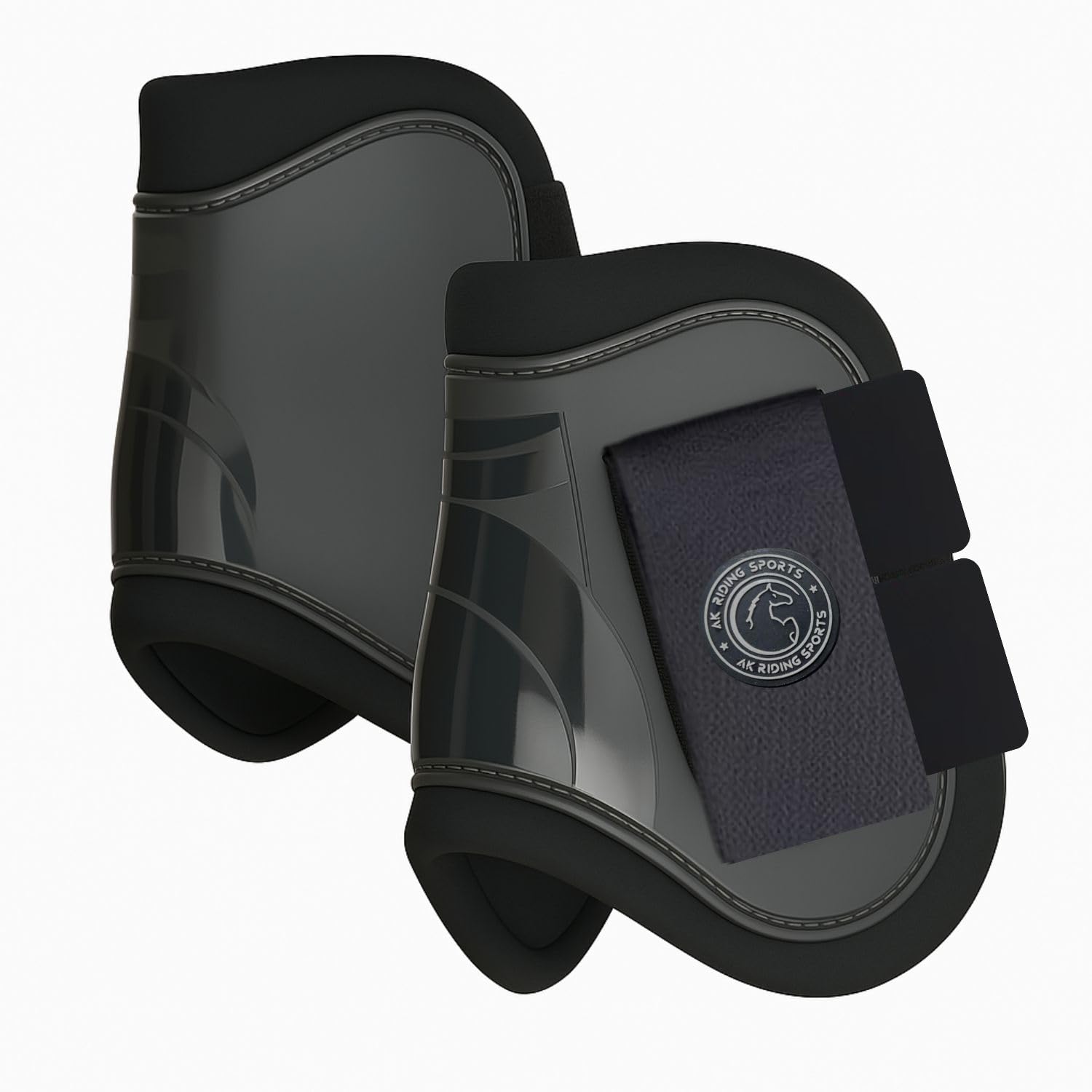 AK Pro-Tec Fetlock Horse Boots Protective Gear and Training Equipment - Equine Boots, Wraps & Accessories AKRS-6068-02 (Black, Full (Large)) โ image 1