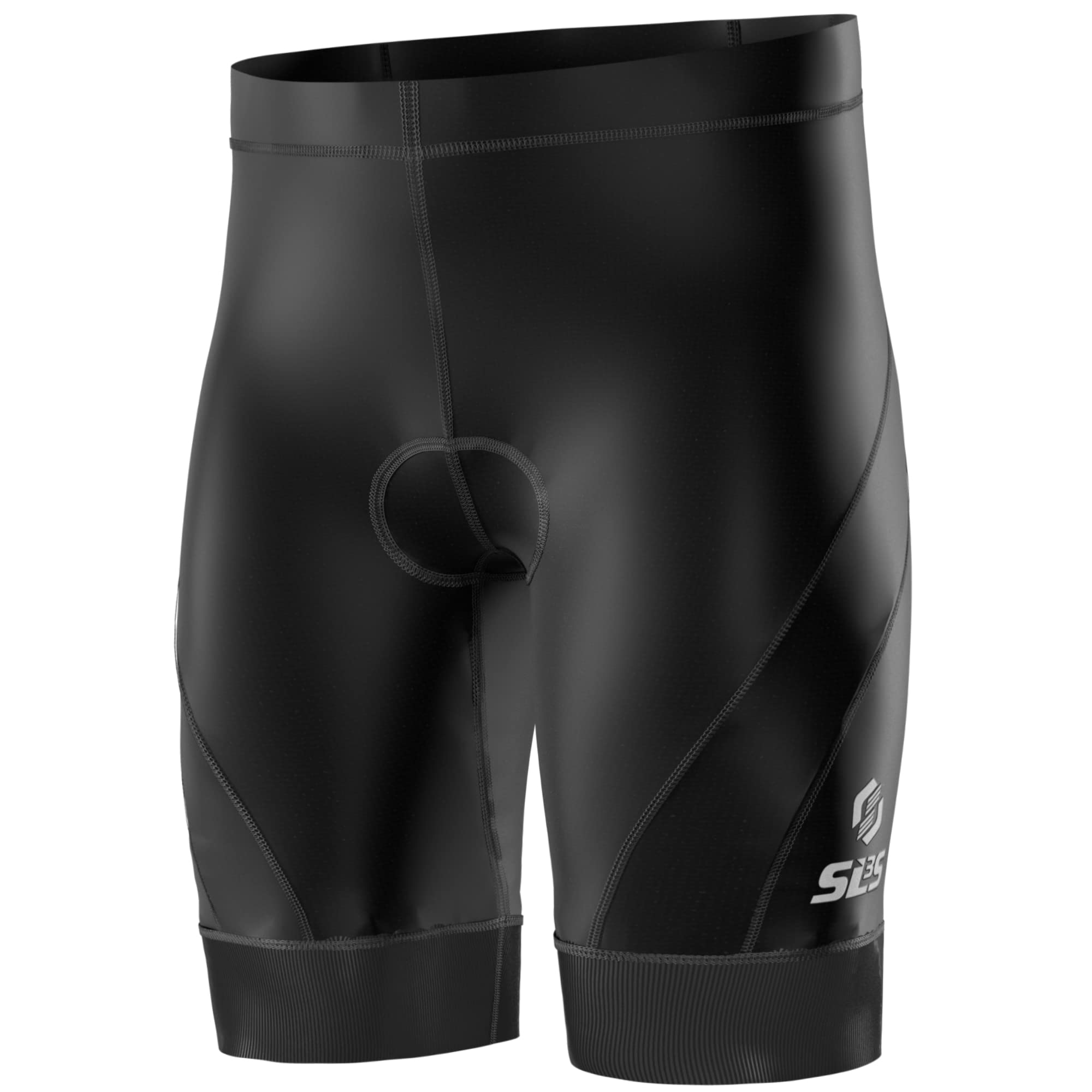 SLS3 Męskie spodenki triathlonowe - wyściełane spodenki triathlonowe męskie spodenki triathlonowe - 20 cm szorty triathalon, szybkoschnące, FX Z