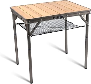 Fire-Maple Tavolo da Campeggio Pieghevole in Alluminio e Bamboo Portatile Tavolino per Outdoor Giardino Picnic