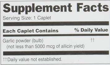 Garlique Dietary Supplement, 60 Caplets
