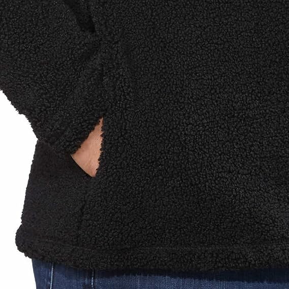 HI-TEC Mens 14 Zip Pullover (XL, Black)