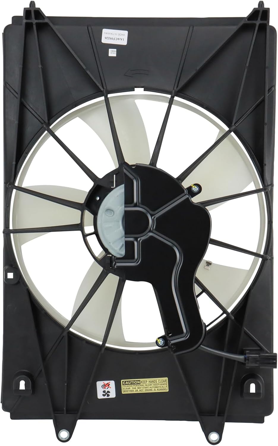 TRQ Passenger Side A/C Condenser Cooling Fan Assembly for 22-25 Acura MDX