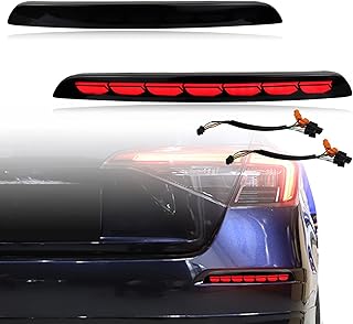 Smoked LED Rear Reflectors Fog Brake Tail Light Lamps Turn Signal Light Plug and play Compatible with Honda CIVIC 11th 2021 2022 2023 LX EX Touring Sport Sedan Accessories