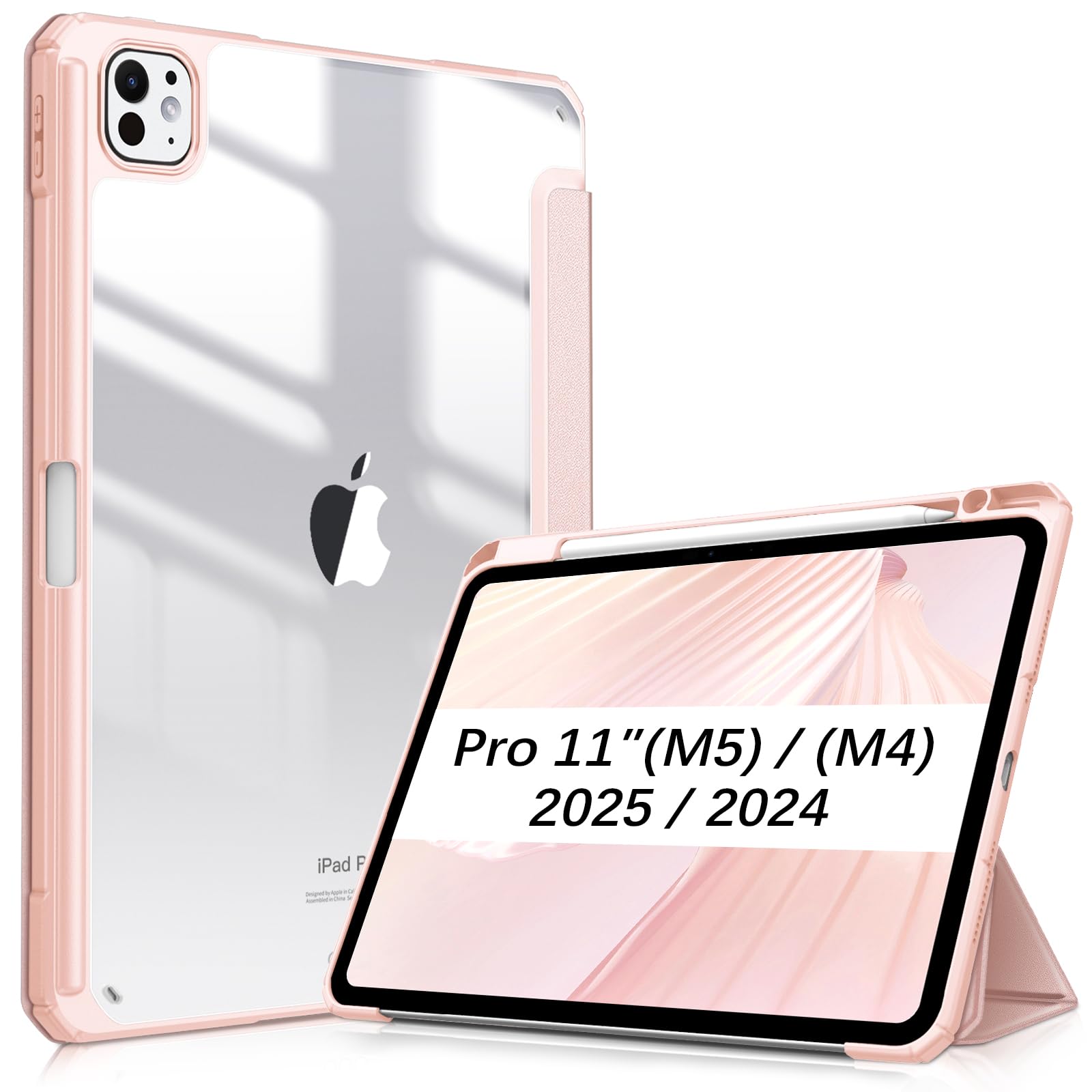 Amazon.co.jp: Fintie iPad Pro 11インチ(M4) ケース 2024 透明バック