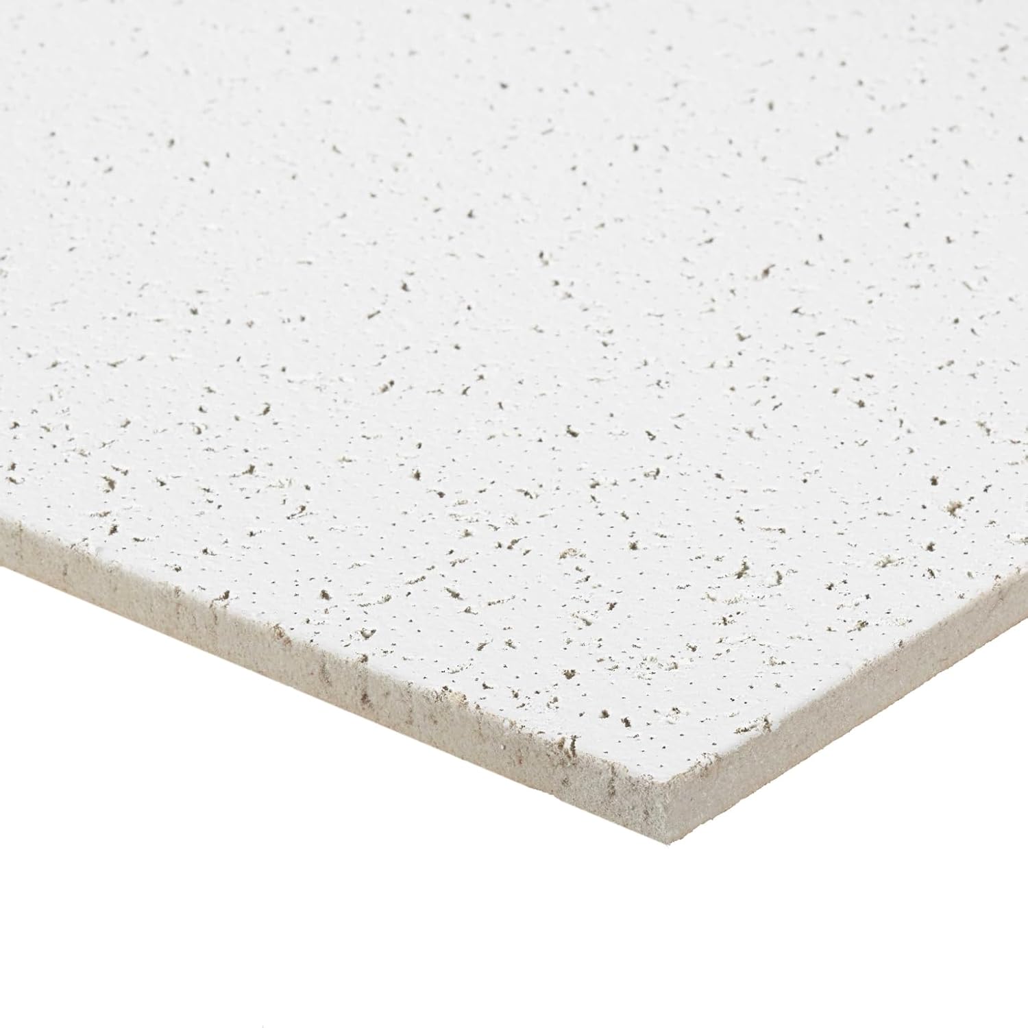 CORTEGA 769 Acoustic Ceiling Tiles - 2x4, 12 White Tiles for Suspended Ceiling Grid