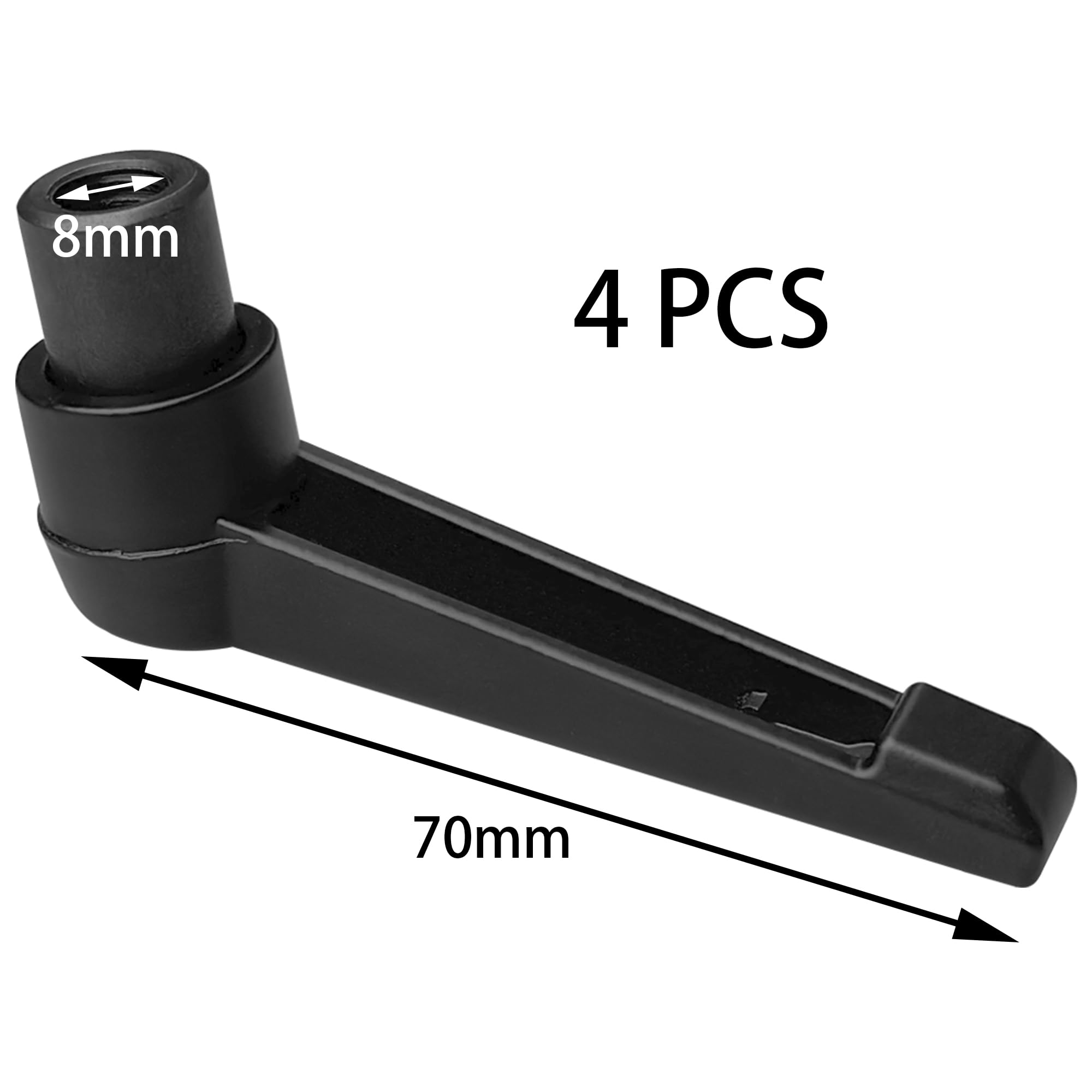 4 PCS Adjustable Machine Handle,M8 Threaded Clamping Knobs - Image 2