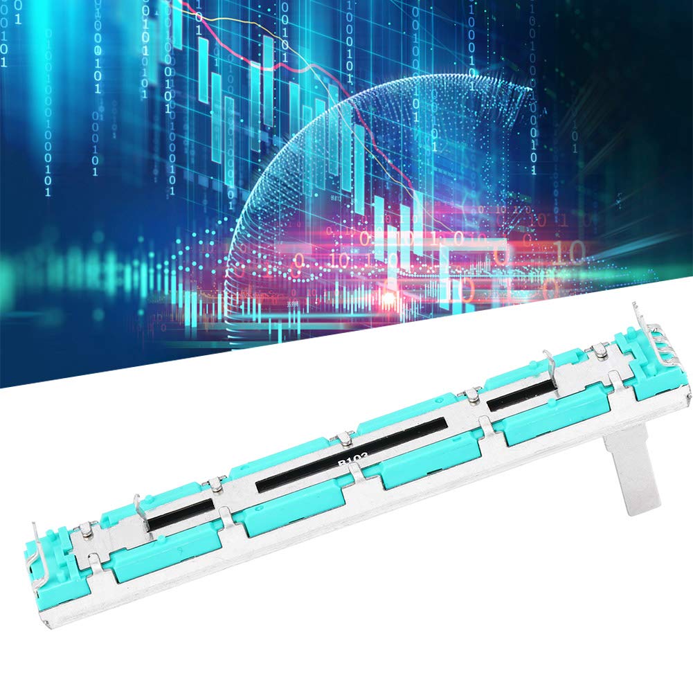 10k Slider Linear Pcs 9×5×2 5 Pcs Slide Potentiometer B10k Double Channel Straight Slide Mixer Fader for Multiple Purposes B10k Fader Linear Potentiometer - Image 4