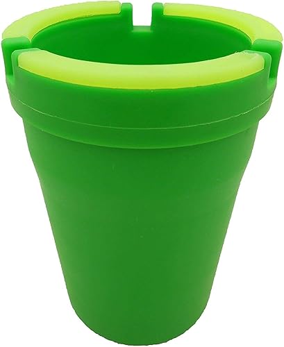 Miniatura 6 de Stub Out brilla en la oscuridad y no brilla - Cenicero de cubo a tope (negro, regular)