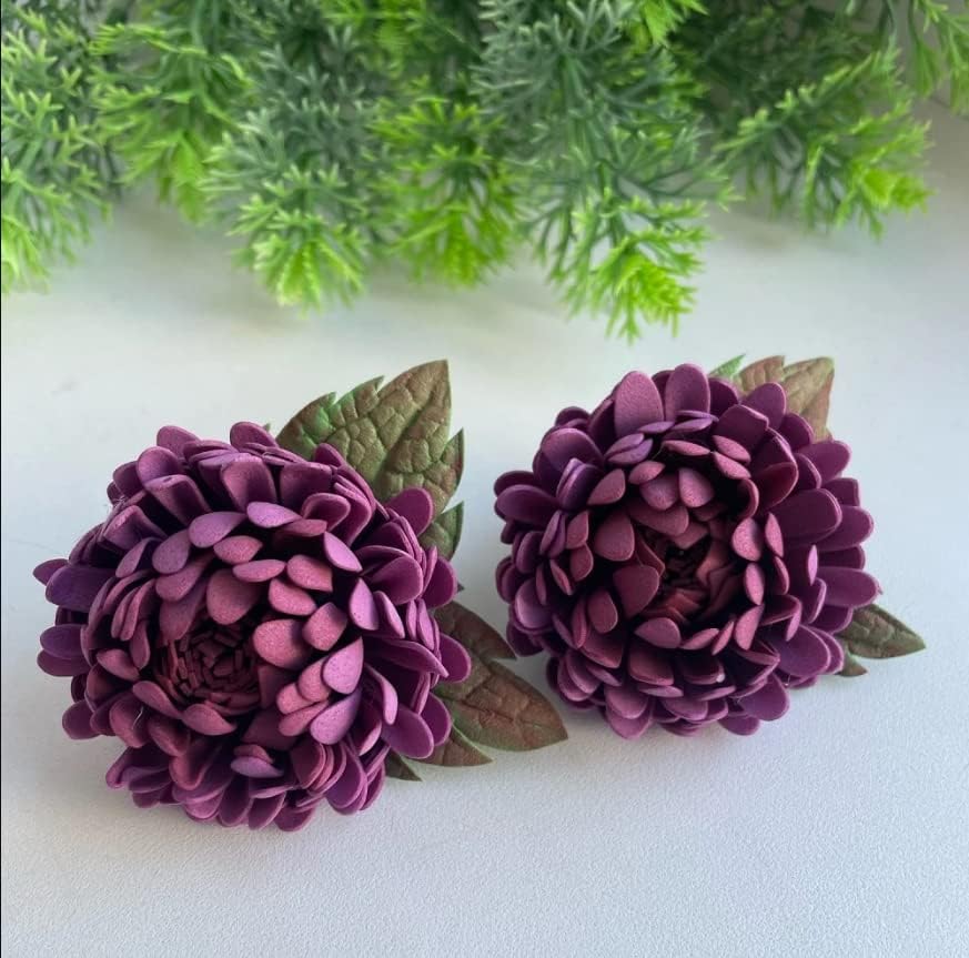 Miniatura 4 de Juego de 5 troqueles de metal de flores 3D, plantillas de manualidades para manualidades, tarjetas de papel, plantillas de corte para manualidades,