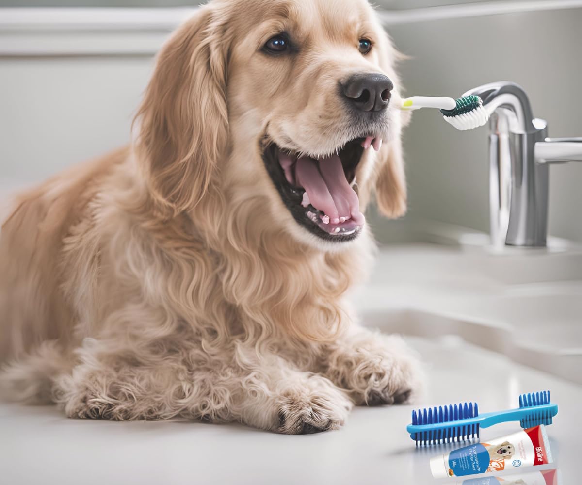 Foodie Puppies Bioline Toothpaste with Chicken Flavor for Dogs and Puppies – 100g | Whitens Teeth, Supports Oral Health and Eliminates Plaque and Tartar | Freshens Breath and Promotes Healthy Gums (B0DBZ1398N) Amazon Price History, Amazon Price Tracker