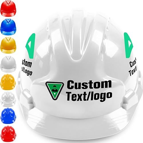 Casco de seguridad personalizado para hombre, logotipo personalizado, construcción, casco, suspensión para el trabajo, hogar, protección para la