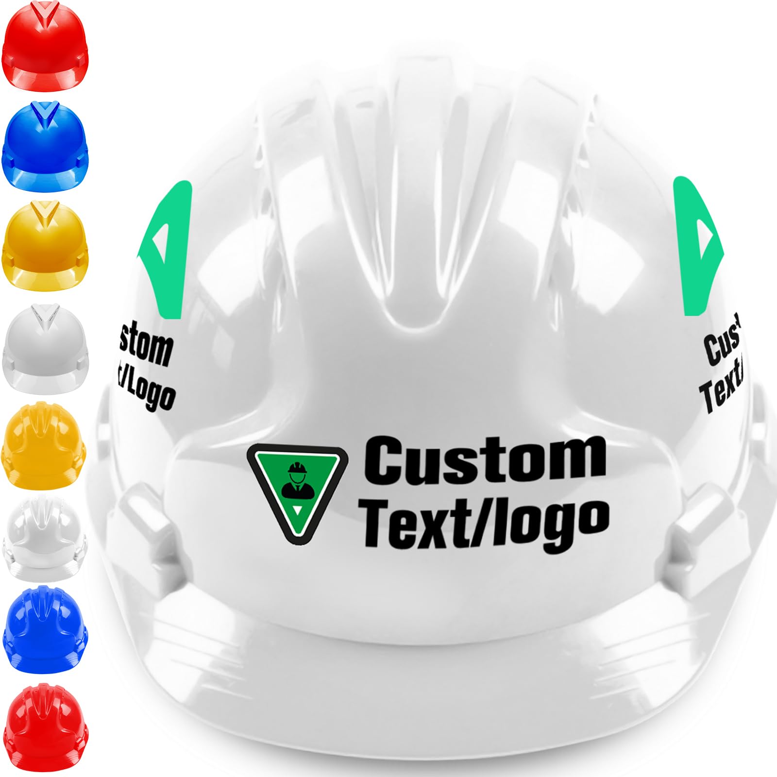 Custom Safety Hard Hat for Men Personalized Logo Construction Helmet Cap Suspension for Work, Home,Headwear Protection