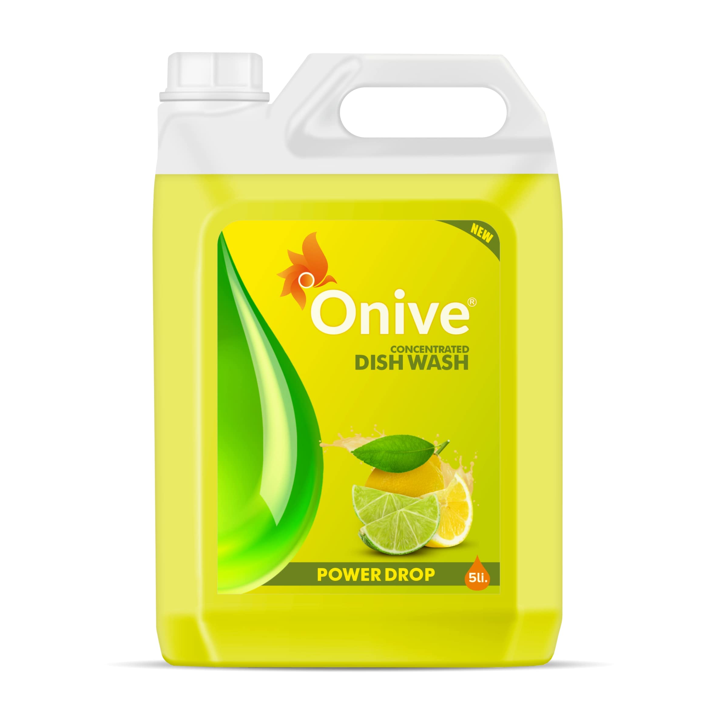 Onive PowerDrop Dish Wash Liquid Gel 5 Litres Refill Pack, Power of Lemons, Leaves No Residue, Grease Cleaner for All Utensils, Concentrated Dishwash Liquid Kitchen Soap - 5 Litre (B0C1WQ4DTQ) Amazon Price History, Amazon Price Tracker