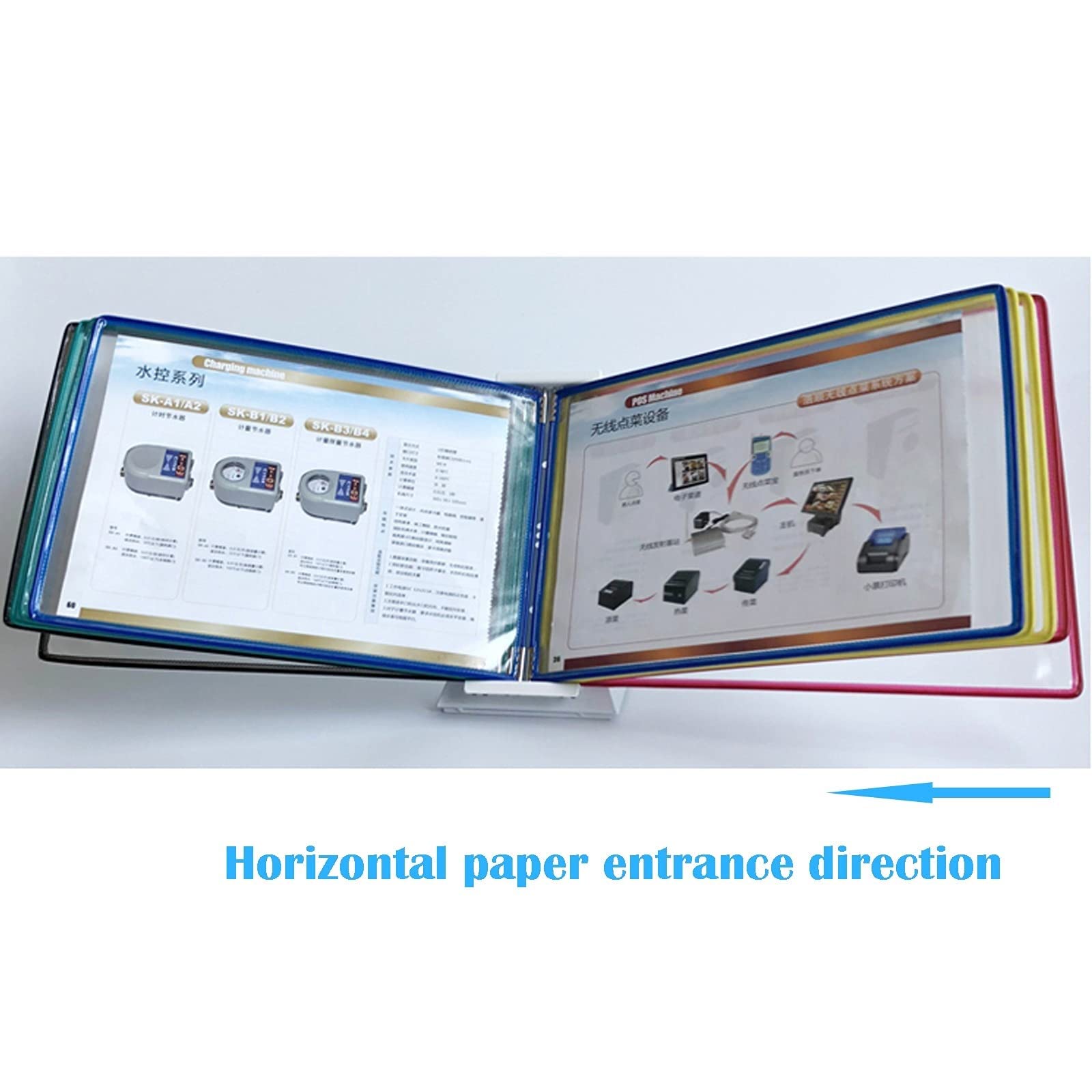 Carpeta de exhibición con tapa PVC + metal