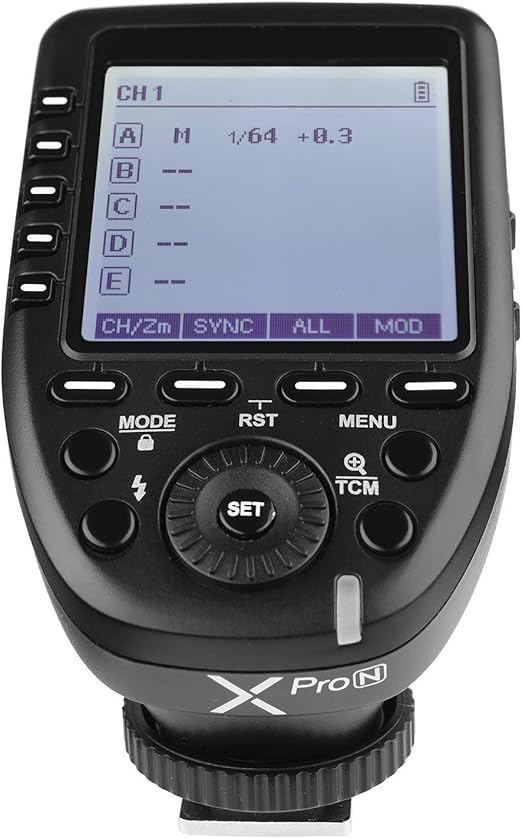 Godox Xpro-N E-TTL II 2.4G Wireless Flash Trigger High Speed Sync 1/8000s X System LCD Screen Transmitter