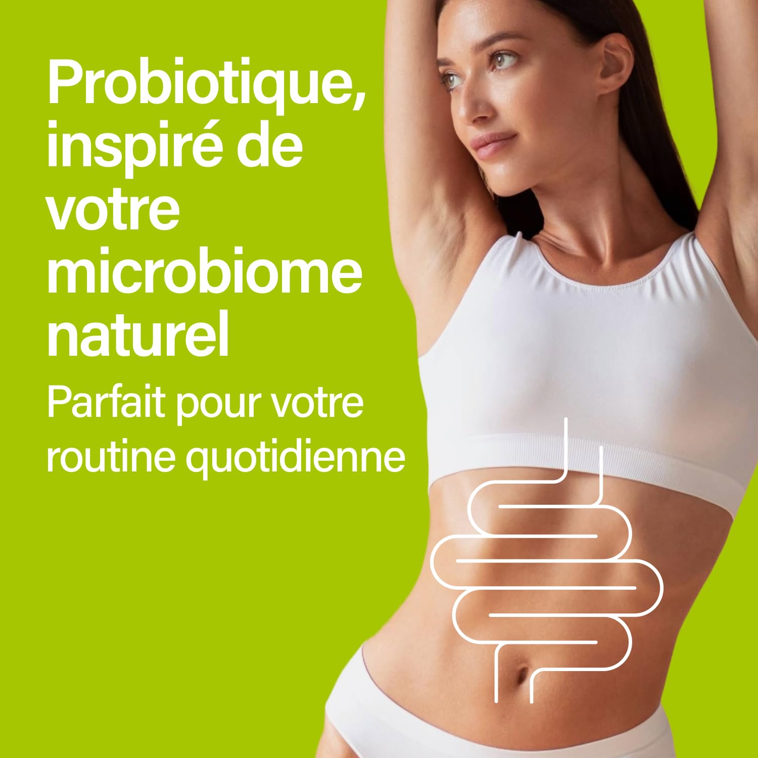 Nupure Probaflor 110 gélules, 20 milliards d'UFC, 11 souches bactériennes, inuline, Lactobacillus salivarius SP2