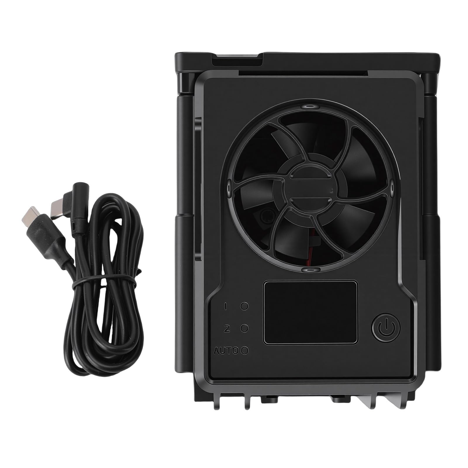 Cryfokt Ventola di Raffreddamento della Fotocamera, Ventola di Raffreddamento Silenziosa Ad Alta velocità a 3 Livelli di velocità, del Radiatore con Supporto con Fibbia Elastica di Ricarica di Tipo