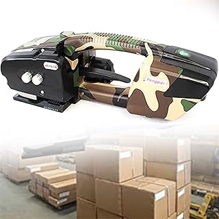 Electric Strapping Kit,Electric Strapping Machine,Portable Hot Fusion Strapping Machine,Electric Welding Strapping Tool,Automatic Hot Fusion Strapping Machine,Camouflage