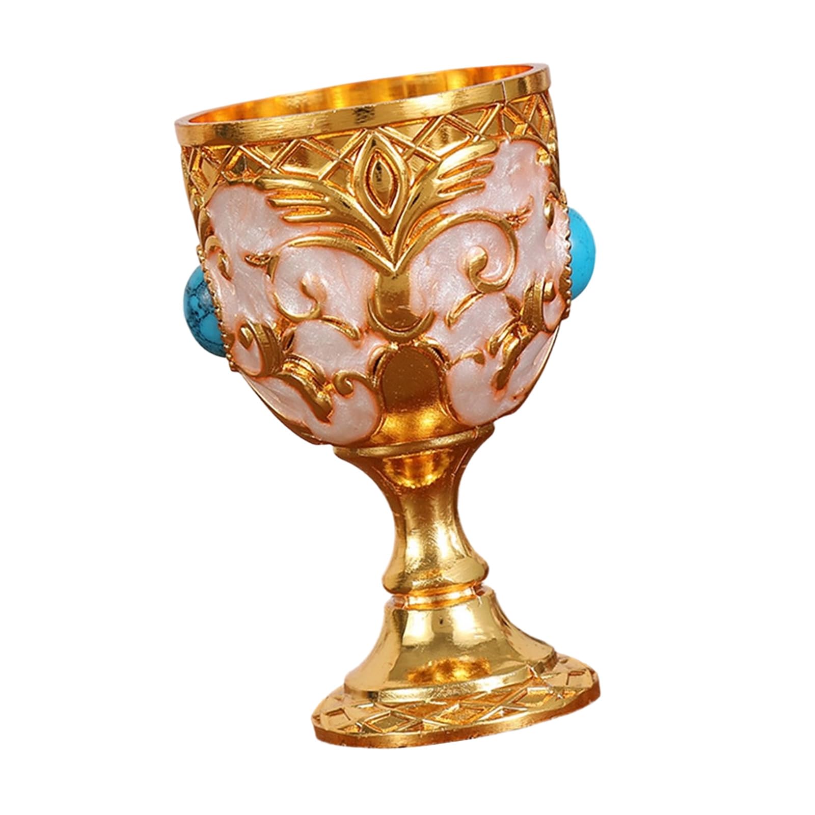 Xjdzineq European Metal Shot Glass Butterfly Engraved Chalice Goblet Wine Drink Cup for Kitchen Decors and Party Use Metal Glass Party Drinkware Butterfly Engraved Cup