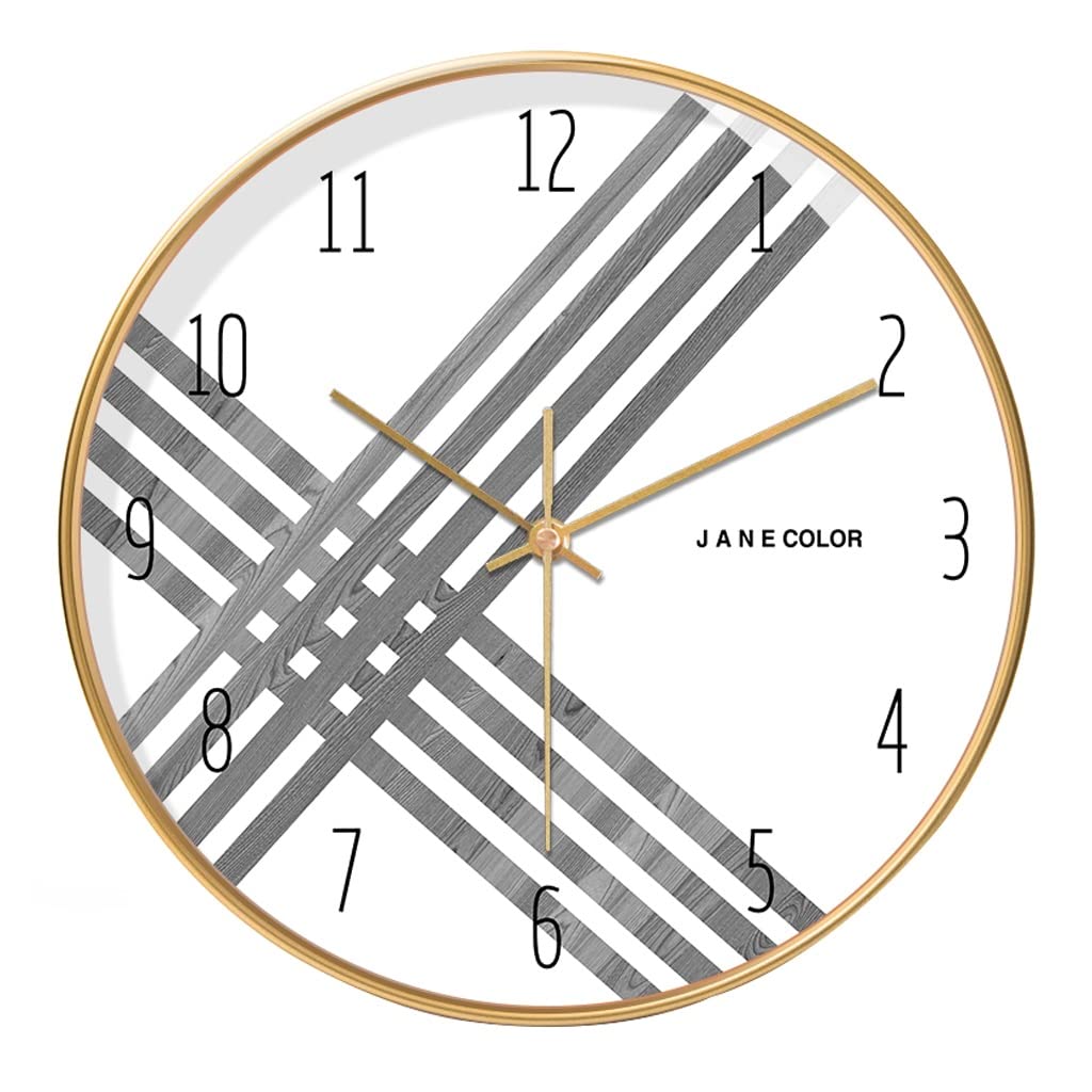 Horloge murale créative Horizon dorée finition montre de poche