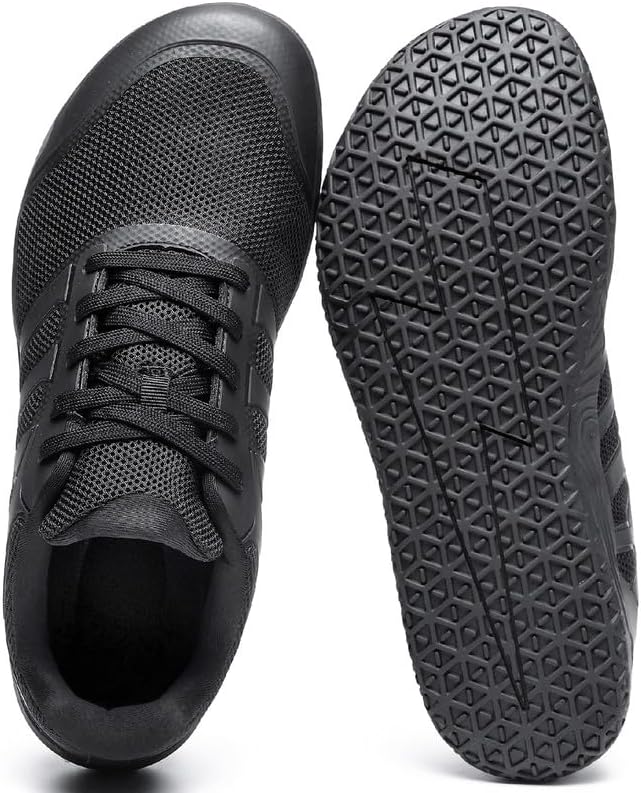 ziitop Barefoot Shoes Men Sneakers Casual Wide Toe Box Running Footwear Zero Drop Tennis Minimalist Walking Grounding Shoes for Gym Workout Weightlifting Hiking Cross Training Trail Climbing