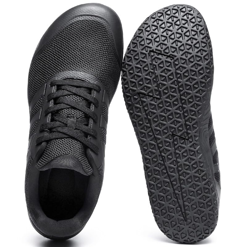Image of ziitop Barefoot Shoes Men Sneakers Casual Wide Toe Box Running Footwear Zero Drop Tennis Minimalist Walking Grounding Shoes for Gym Workout Weightlifting Hiking Cross Training Trail Climbing