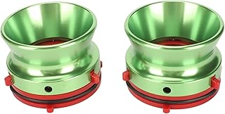 Nab Reel Hub Adaptors, 10 Inch Aluminum Alloy Opener, 1 Pair Reel to Reel Tape Nab Hub Adapter for Studer Revox for Akai for Teac (Green)