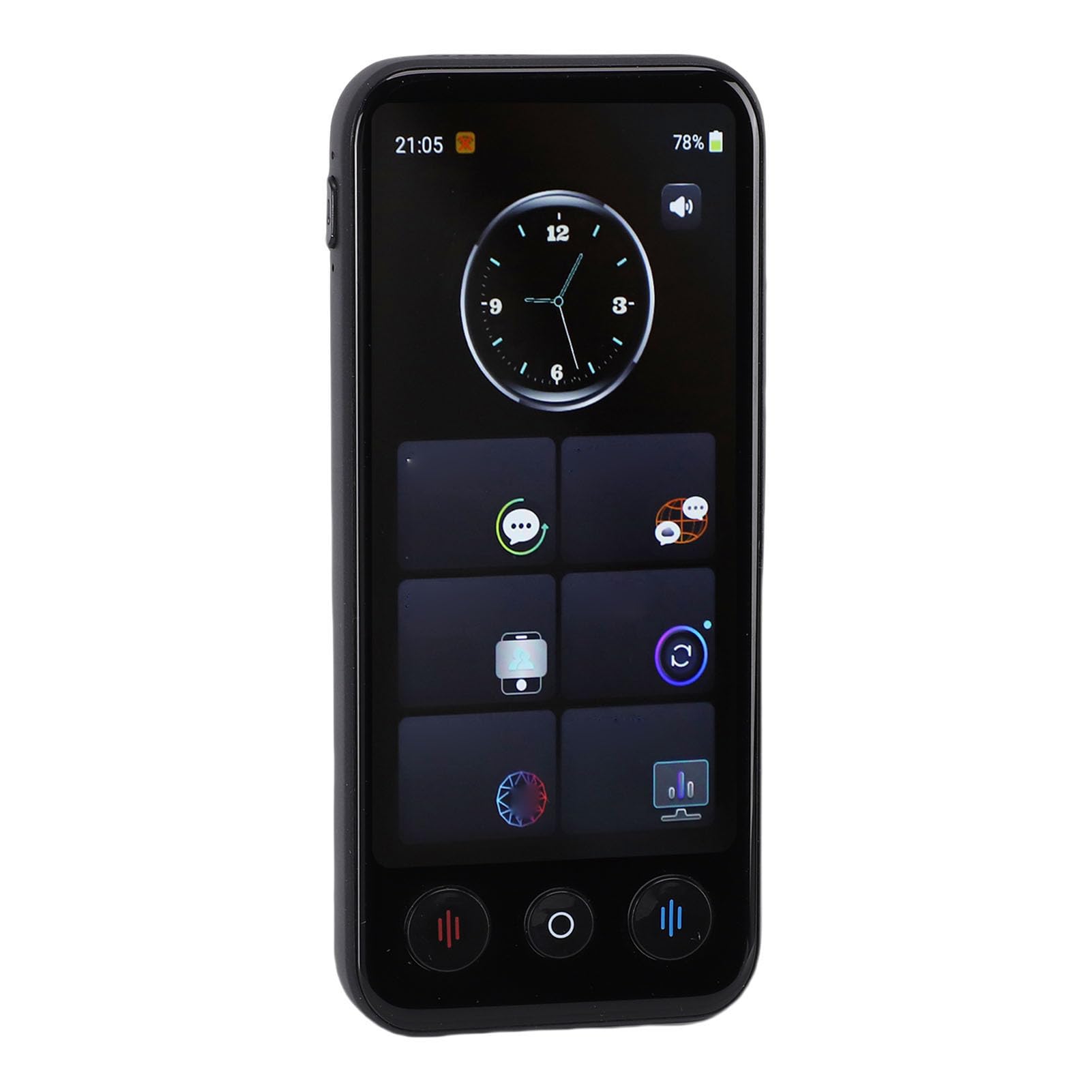 Fabater Dispositivo Traduttore Linguistico, Traduttore Vocale con Risposta in 0,5 S, Precisione del 98%, di Foto con Schermo HD Fotocamera da 5 MP per Viaggi d'affari, Studio, Portatile, Offline,