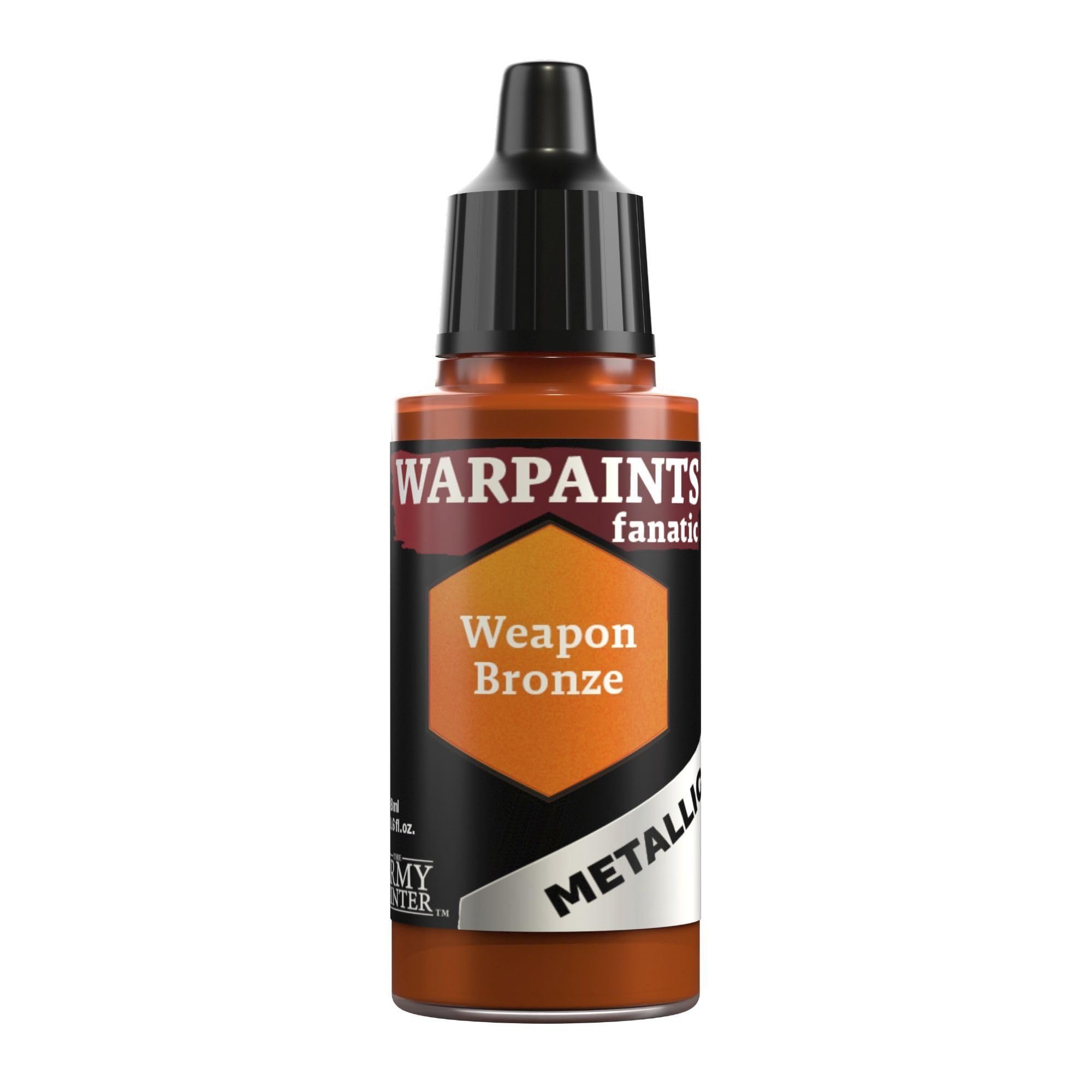 The Army Painter, Fanatic Metallics Weapon Bronze, 18ml Acrylic Paint