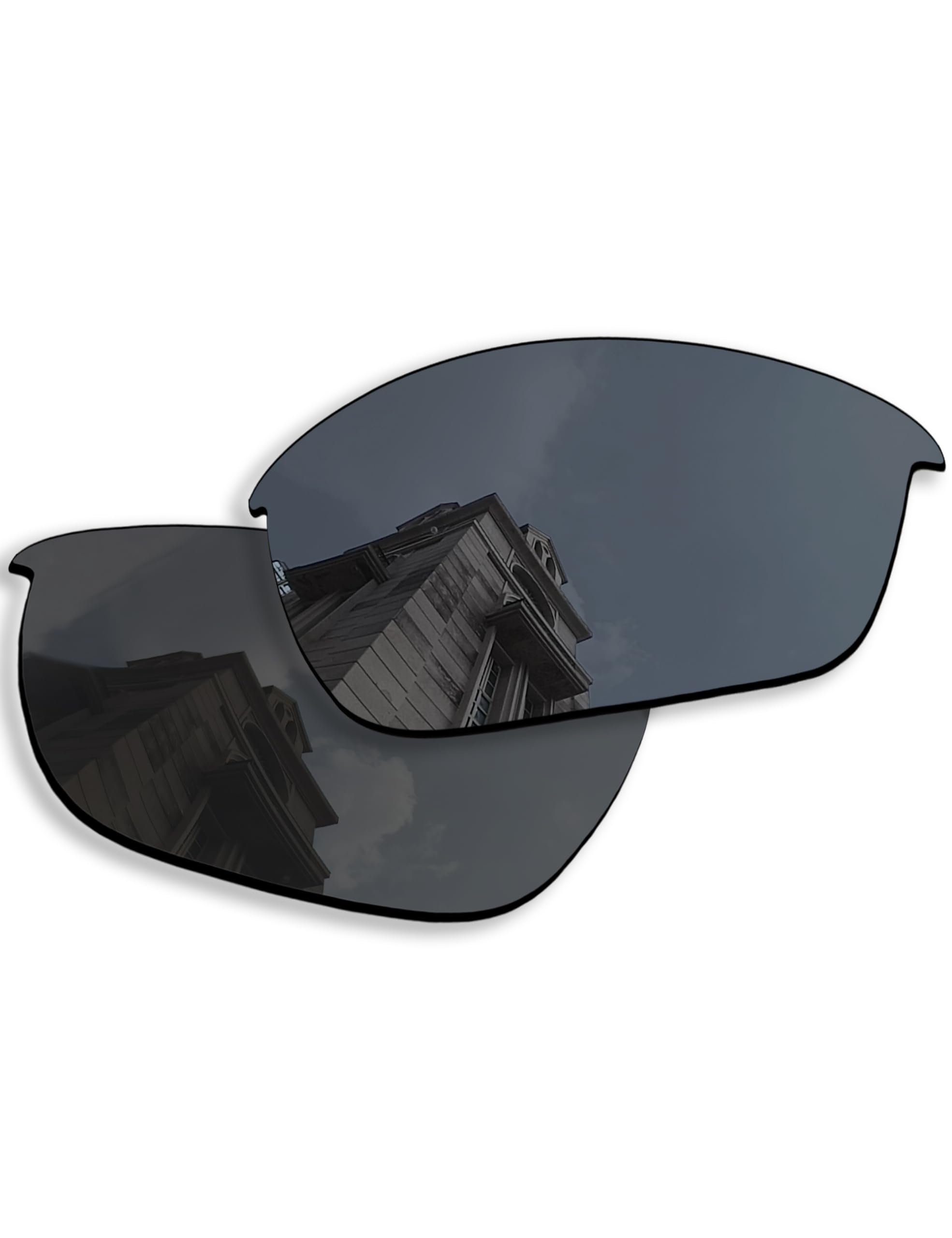 Betterun 4 Pairs Anti-scratch Polarized Replacement Lenses for Oakley Half Jacket 2.0 OO9144 Sunglasses, Retro Black+silver+blue+fire